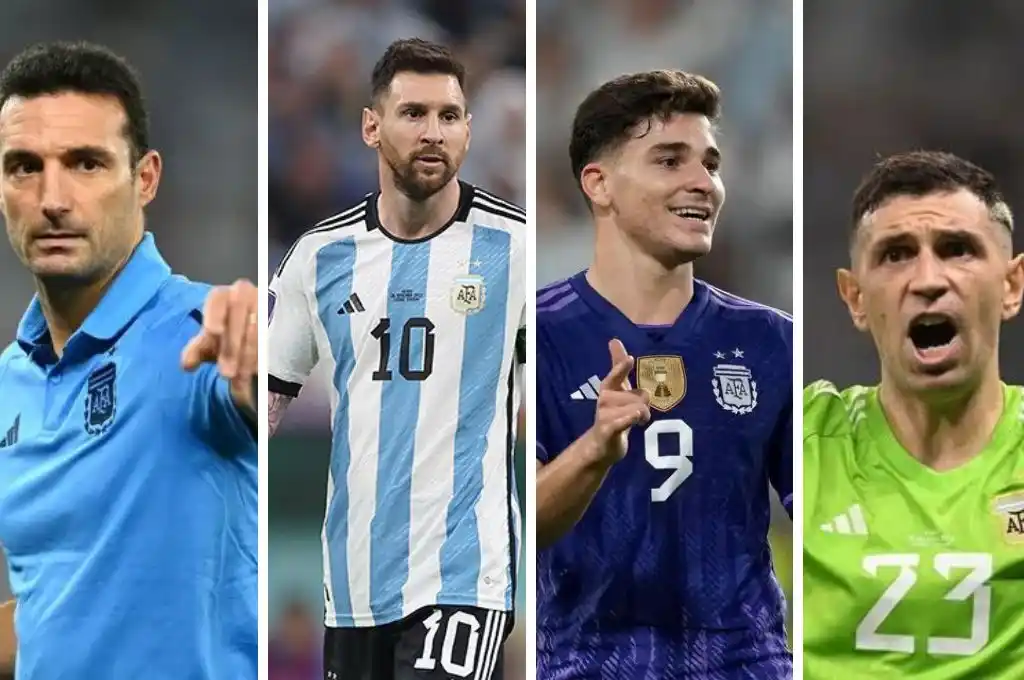 Lionel Messi, Julián Álvarez, Dibu Martínez y Lionel Scaloni: los nominados al Premio The Best de la FIFA