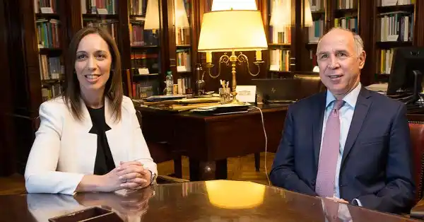 Alerta en las provincias: Vidal se reunió con Lorenzetti e insistió en su reclamo por el fondo del conurbano