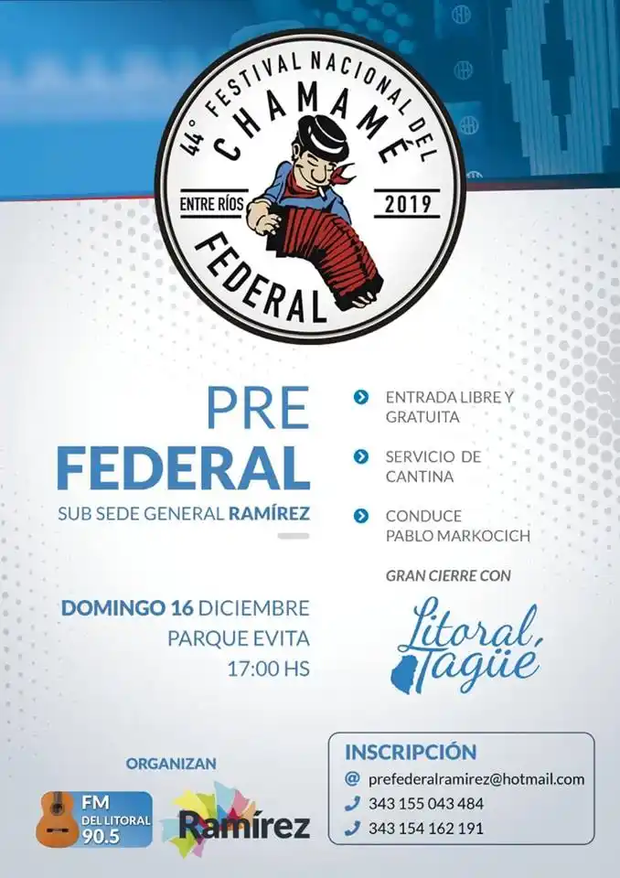 Ramírez será sede del Pre Federal