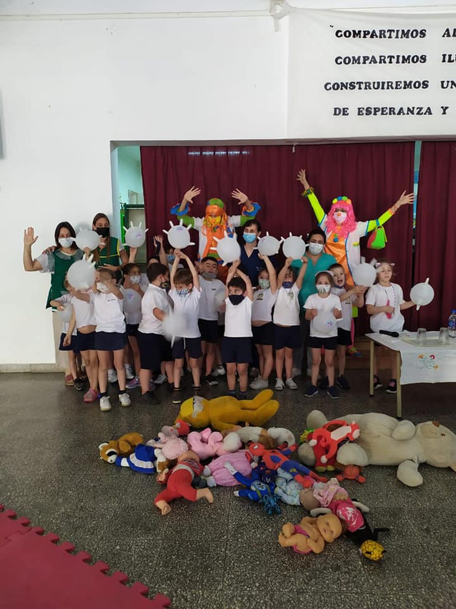 Hospital San Antonio brindó RCP en el jardín de la Escuela Normal