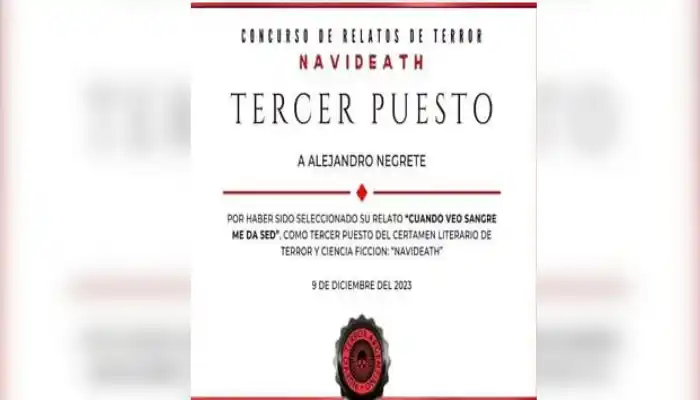 ¡Felicitaciones, Alejandro!