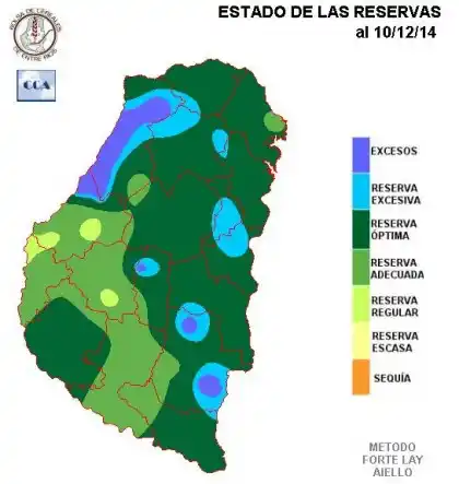 Clima: El Balance Hídrico en la Provincia es positivo
