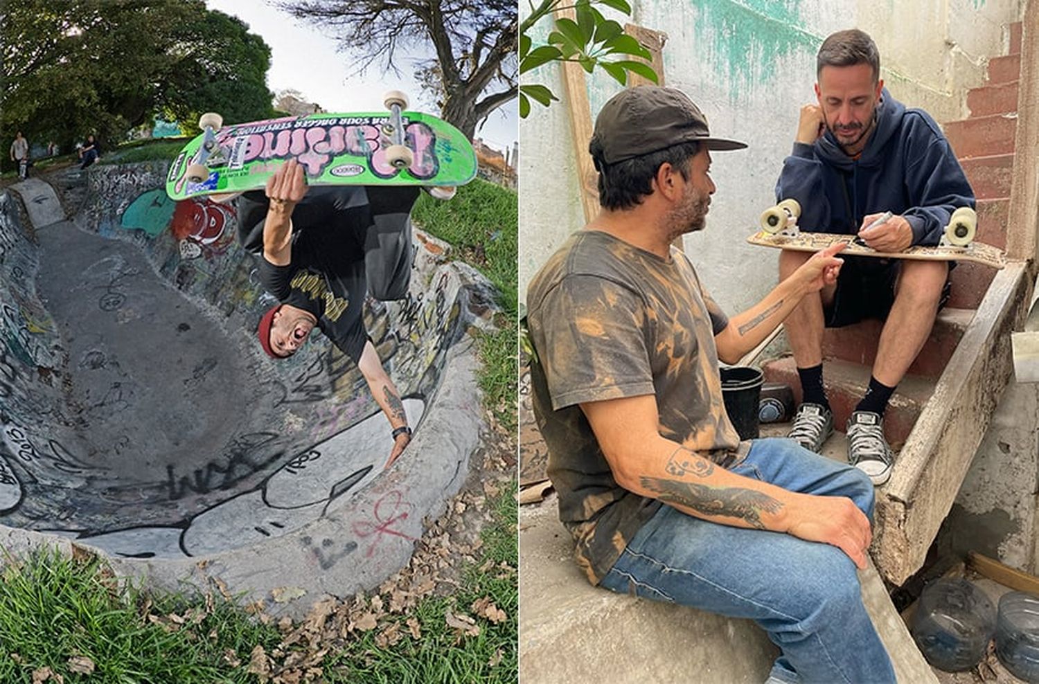 Presentan Skate Hecho a Mano: charlando de tablas con Tatu Martinez y Luciano Moliné