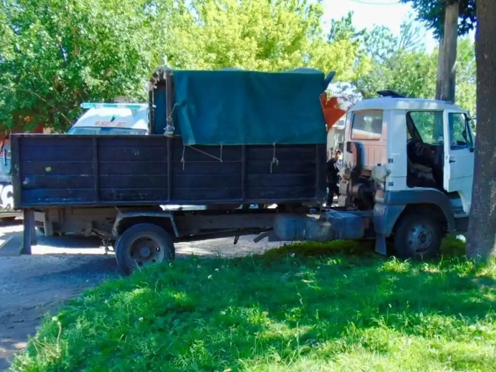 El camión fue uno de los protagonistas del accidente. Foto: BVVT