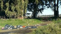 Queja por acumulación de basura a la vera de la ruta 30