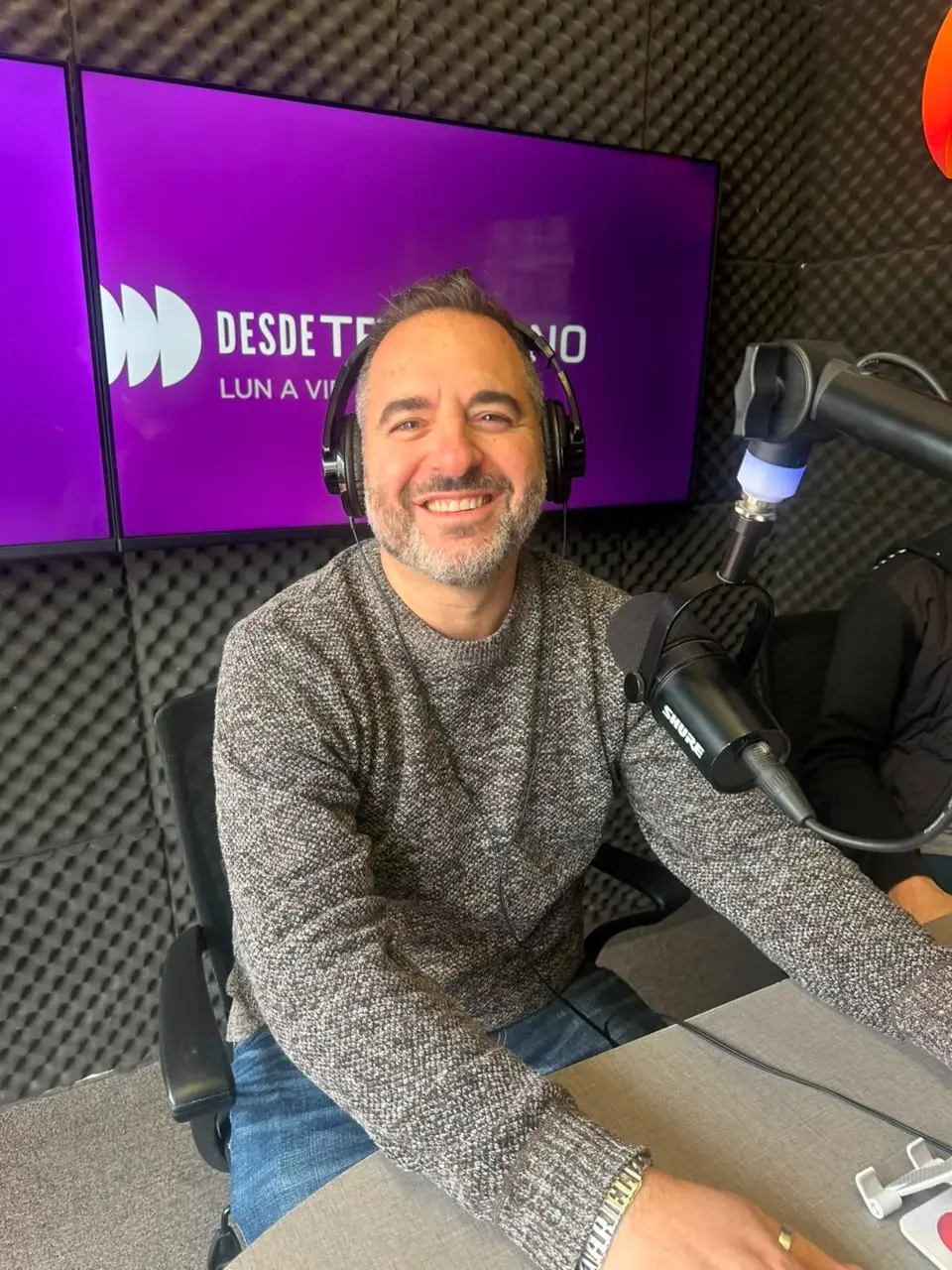 Ariel Daicich, titular de Aire Urbano, durante su paso por Ecos Radio.