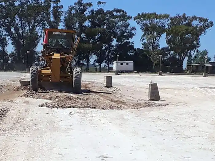 Mejoras en la playa de camiones de Quequén