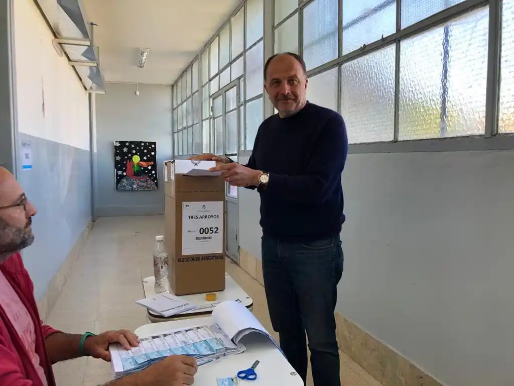 Votó Pablo Garate: “Es una elección muy importante”