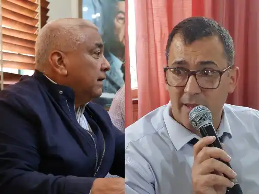 El cruce de los funcionarios fue a través de las redes sociales.