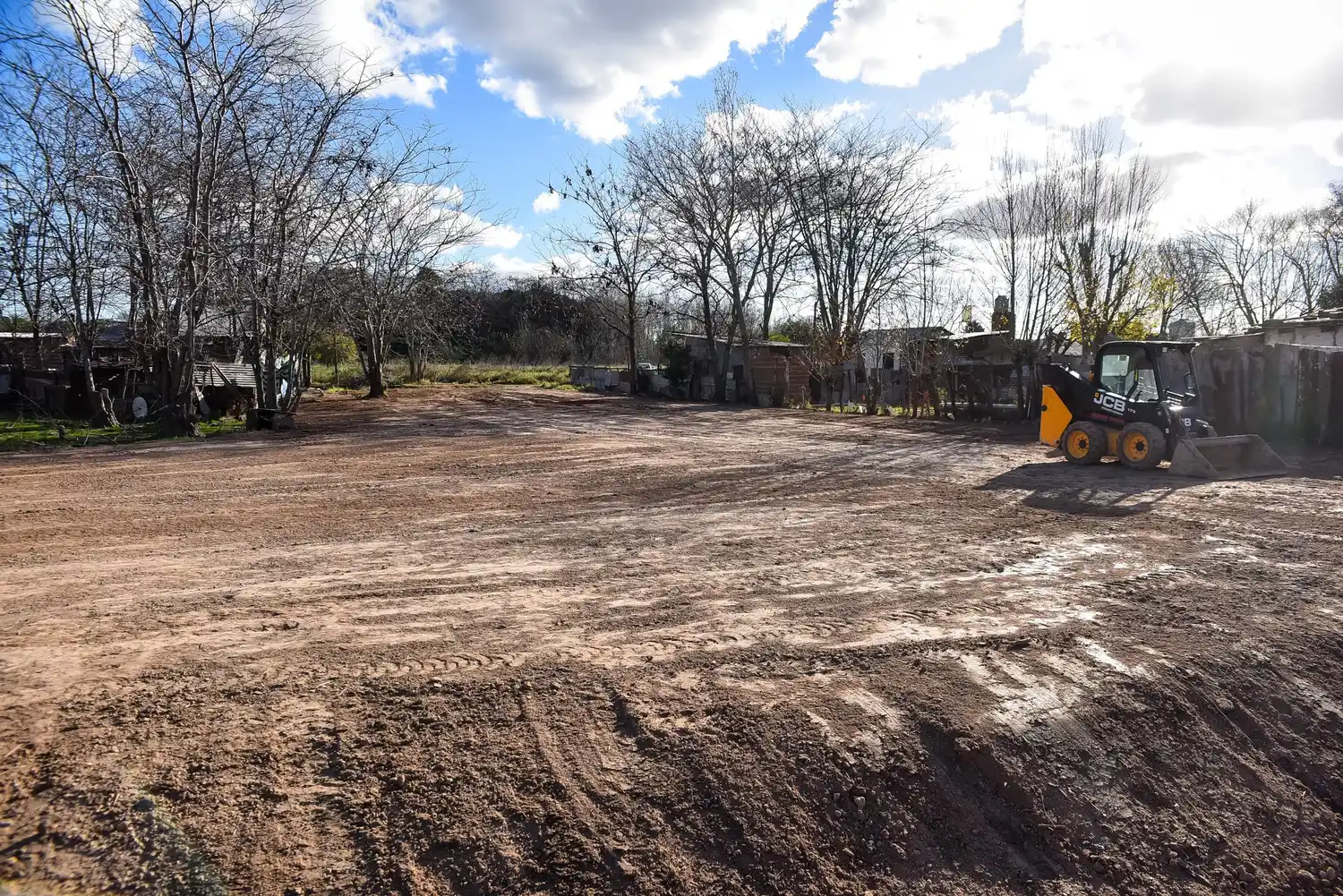 Trabajos en Plaza El Algarrobo