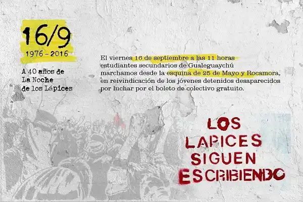 Se cumplen 40 años de La Noche de los Lápices