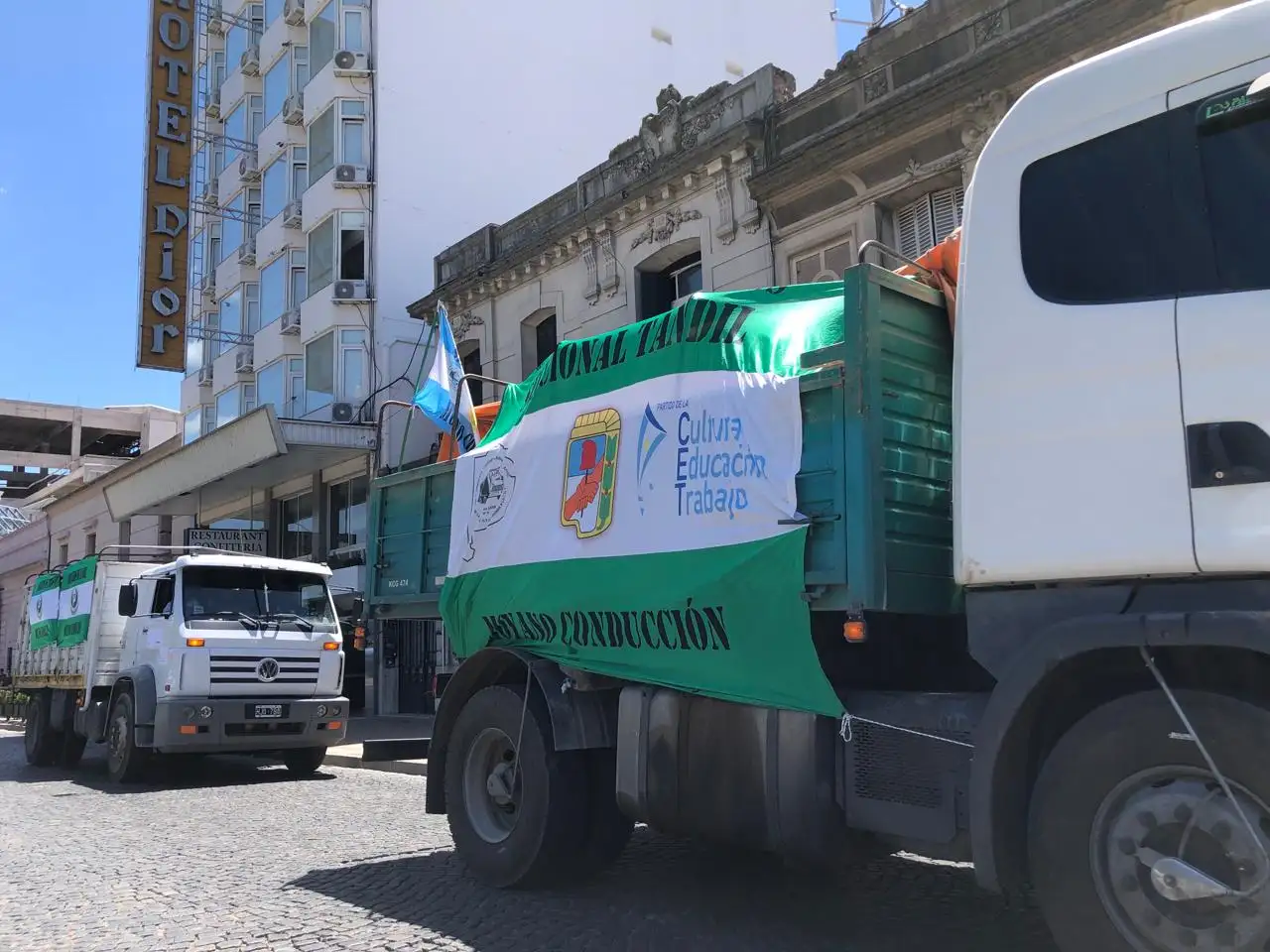 Los camioneros locales también se plegarán al paro el próximo miércoles 30 de octubre.