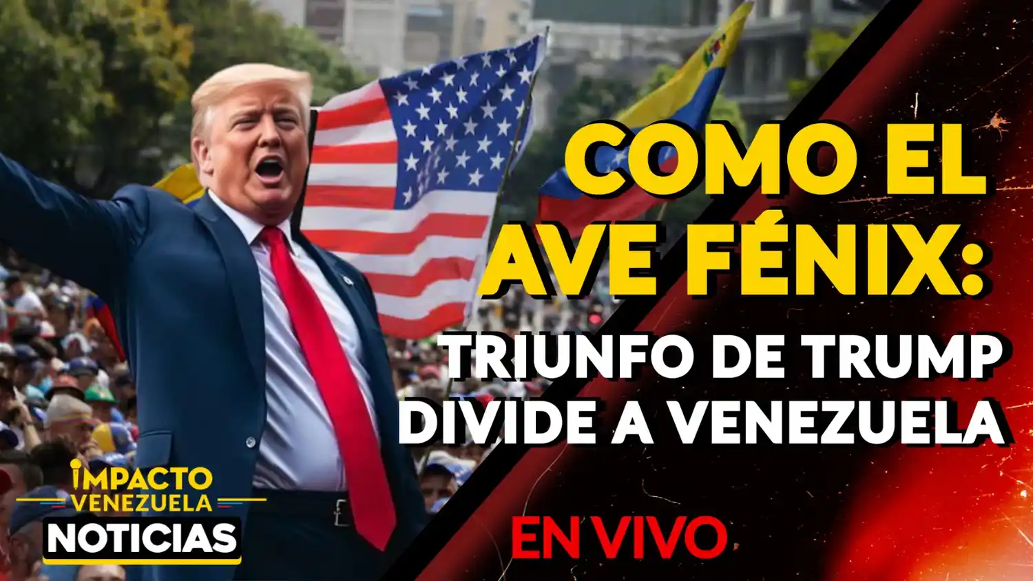 COMO EL AVE FÉNIX: triunfo de Trump divide a Venezuela – VIDEO