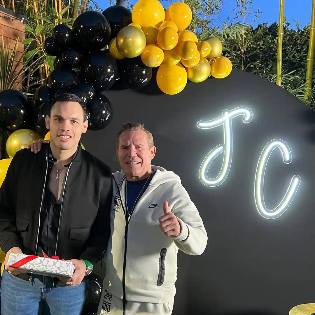 Julio César Chavez y su hijo Jr