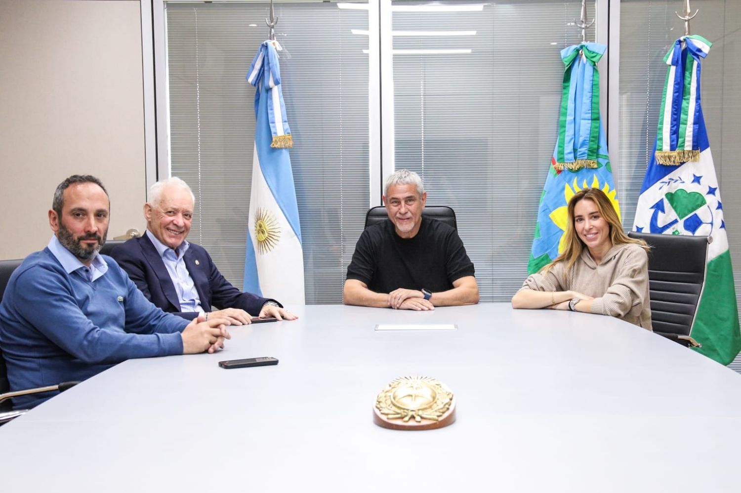 Ferraresi recibió a Víctor Blanco