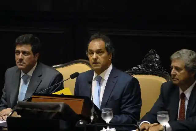 Scioli abrió el período de sesiones ordinarias de la Legislatura bonaerense
