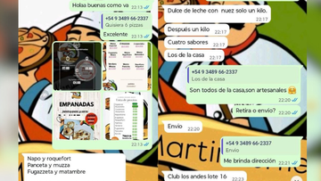 Pidieron seis pizzas y dos kilos de helado con una dirección falsa: estafaron a un emprendedor