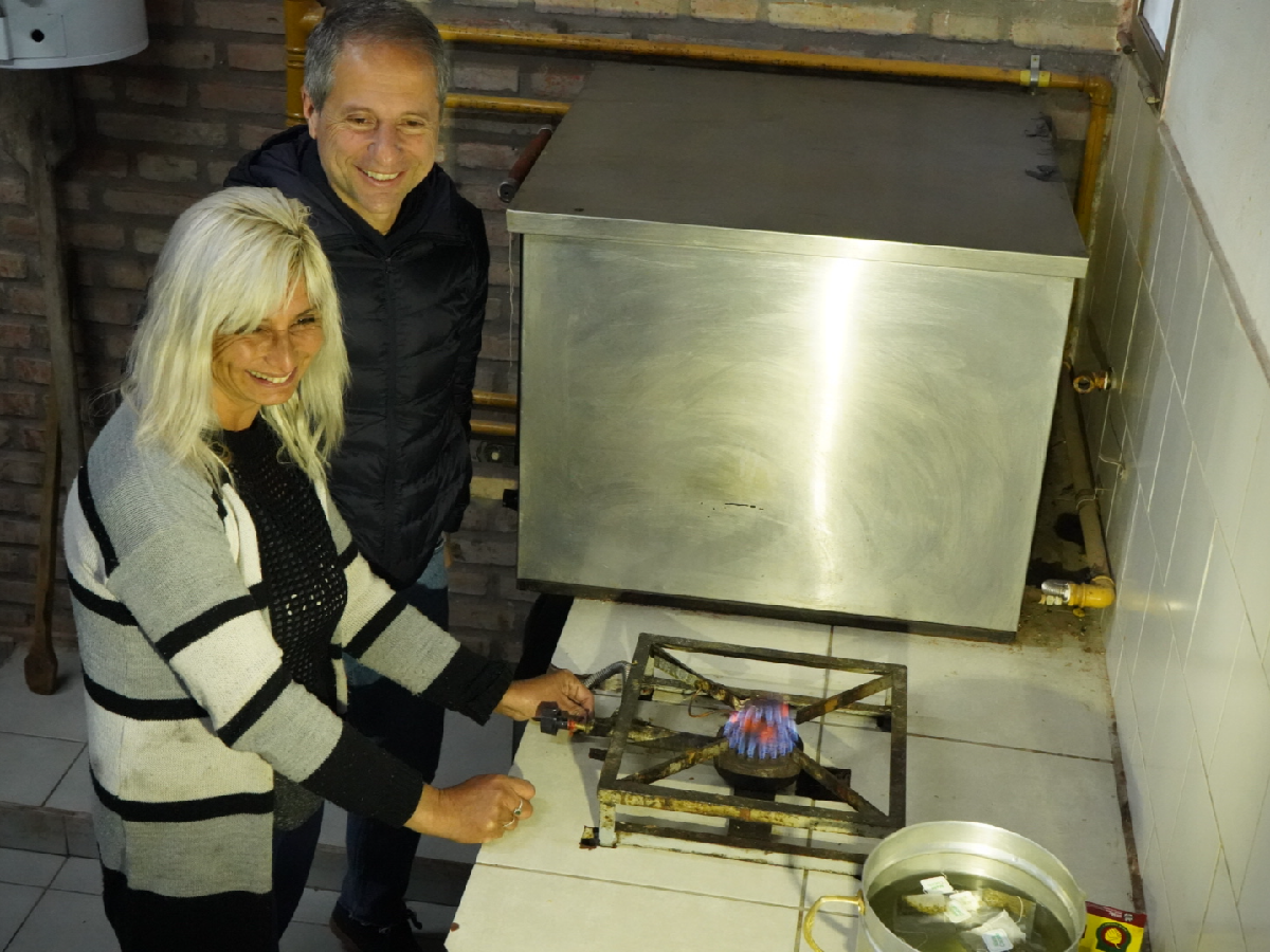El comedor de La Virgencita ya cuenta con gas natural