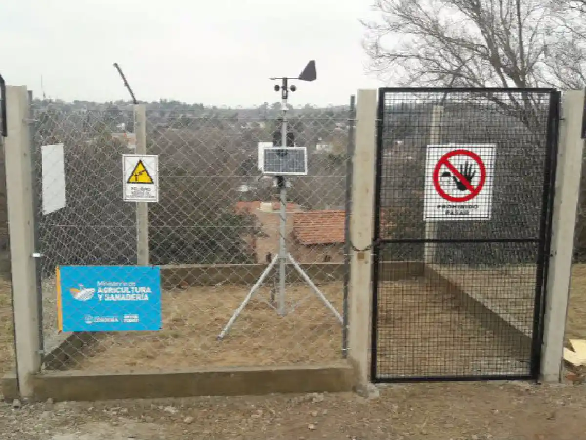  San Justo cuenta con cinco de  34 estaciones meteorológicas instaladas en toda la provincia        