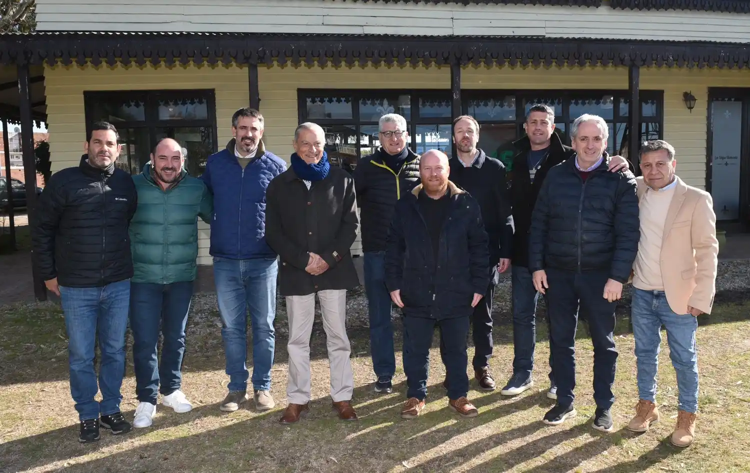 Encuentro del ministro López con intendentes de la Quinta Sección Electoral