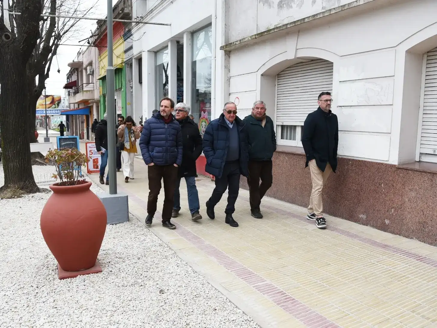 También participaron de la recorrida Luciano Lafosse, Carlos Fuentes y Diego Martin.