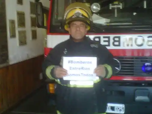 Jesús Gusmán cumple 40 años como Bombero Voluntario en Gualeguaychú