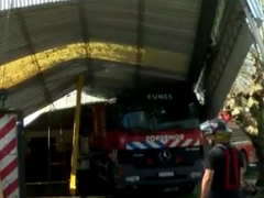 Los destrozos que dejó la tormenta en la región tras la inmensa caída de granizo