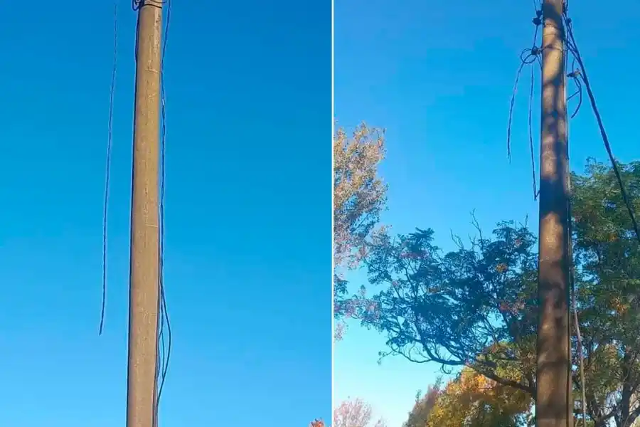 Los robacables no aflojan: esta vez se robaron una gran cantidad en el Parque Autódromo Municipal de San Jerónimo Norte