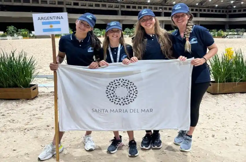 Tres deportistas marplatenses de Volteo se lucieron en Brasil