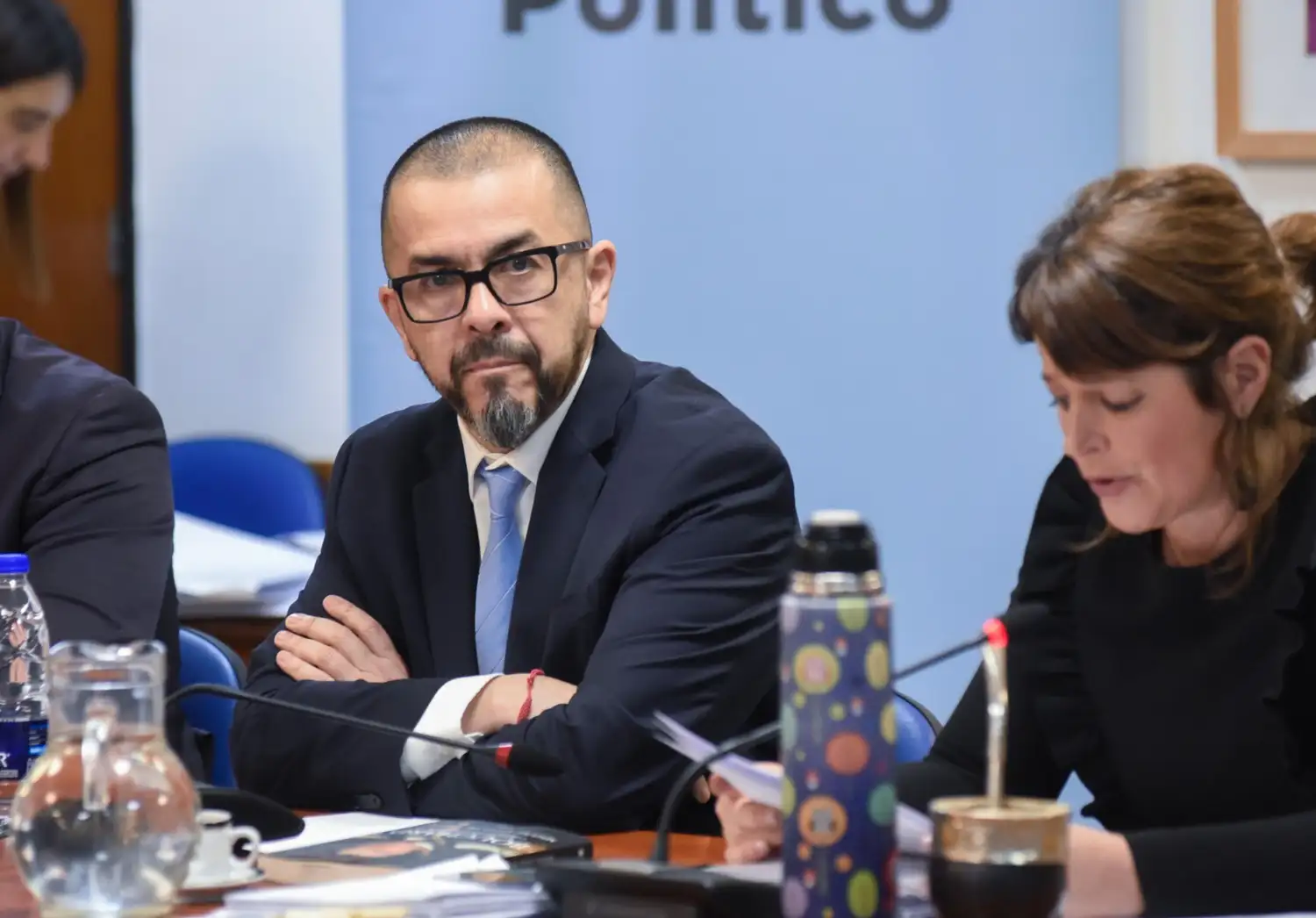 Silvio Robles, al exponer ante la comisión de Juicio Político.