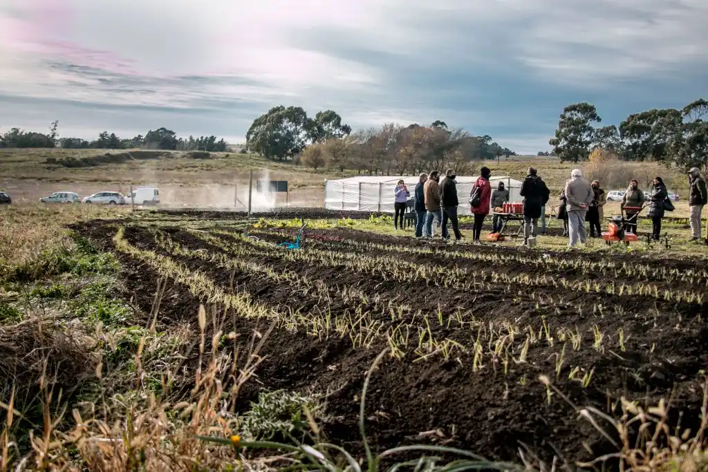 Inauguraron una unidad productiva agroecológica de dos hectáreas en la Porteña