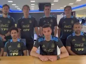 La Selección argentina envió un mensaje de apoyo a Bahía Blanca