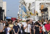 Se realiza la procesión y la misa por el Día de la Inmaculada Concepción de María