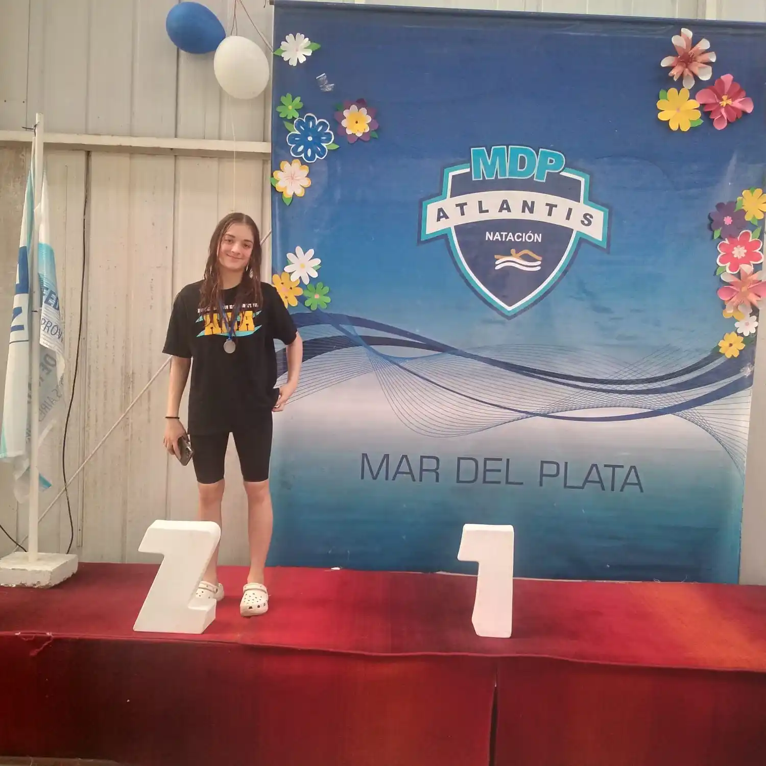 Zoe Nielsen ocupó en el segundo puesto de los 50 Pecho