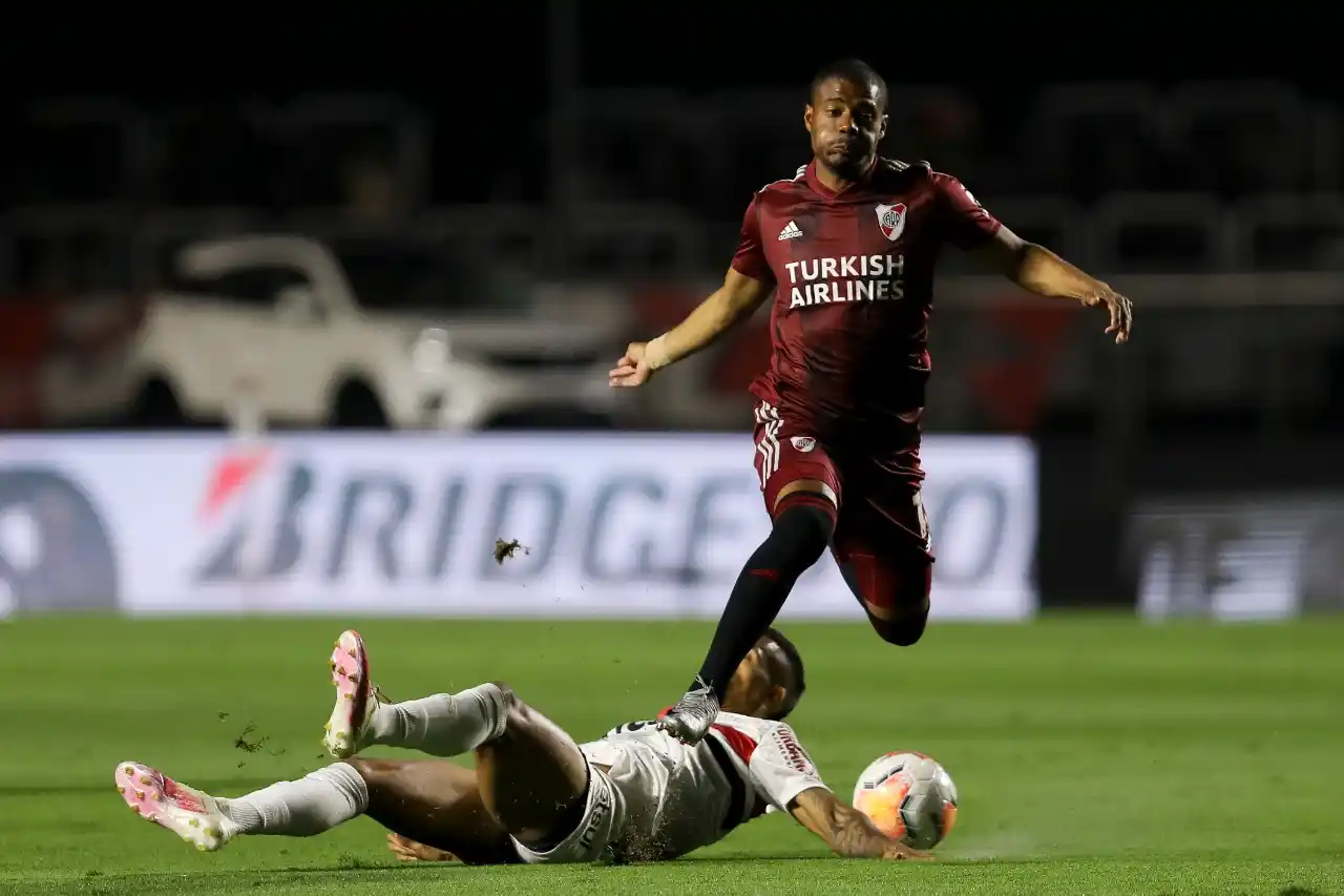 River jugó un buen partido ante San Pablo y se trajo un empate de Brasil