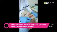 Roció Parasuco y la limpieza facial profunda para hombres