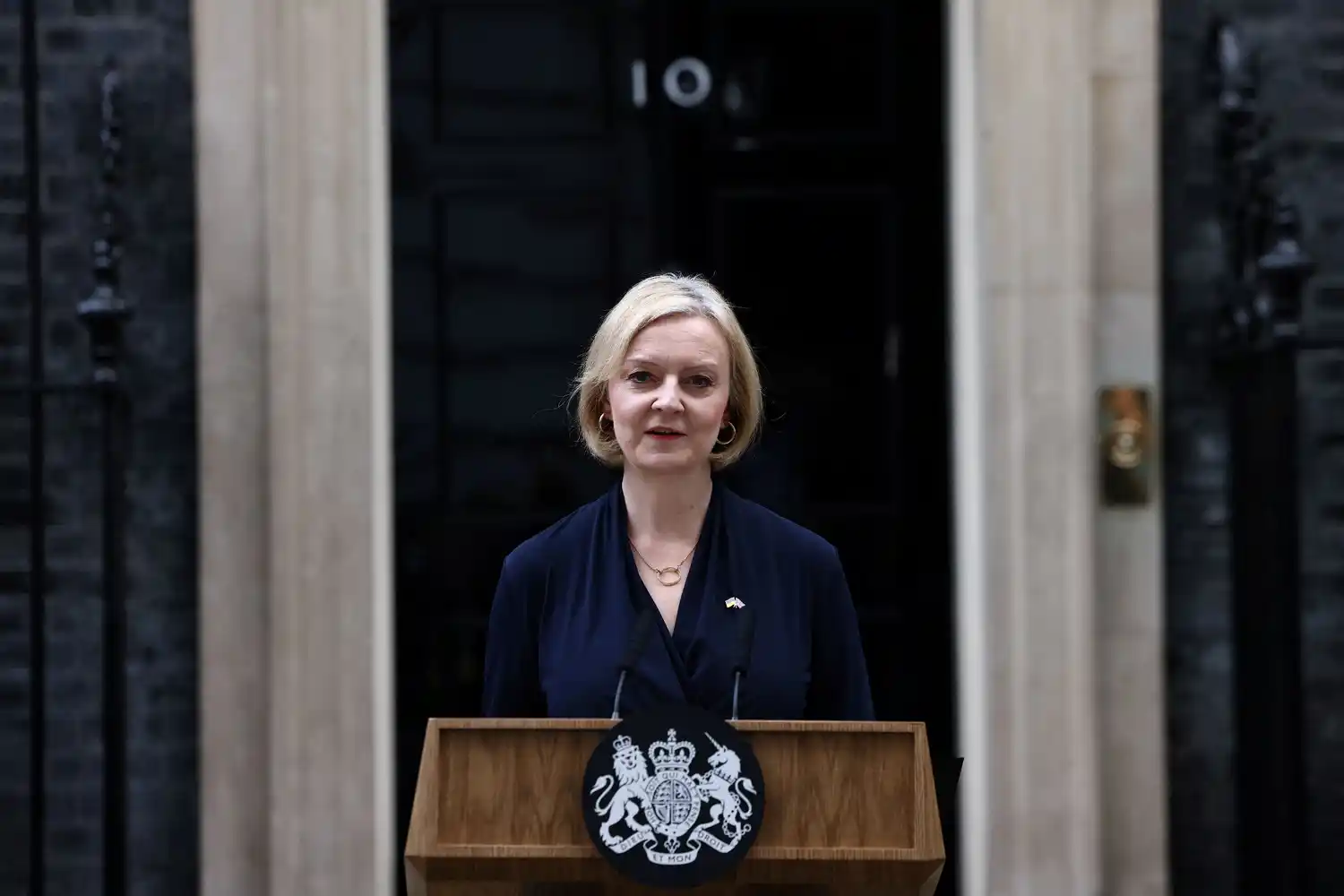 Liz Truss, renunciante premier.