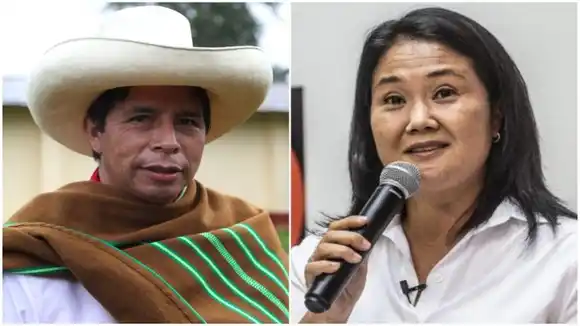 ¡DE INFARTO! Pedro Castillo pasó a Keiko Fujimori y acumula 50,076% de votos frente a 49,92%
