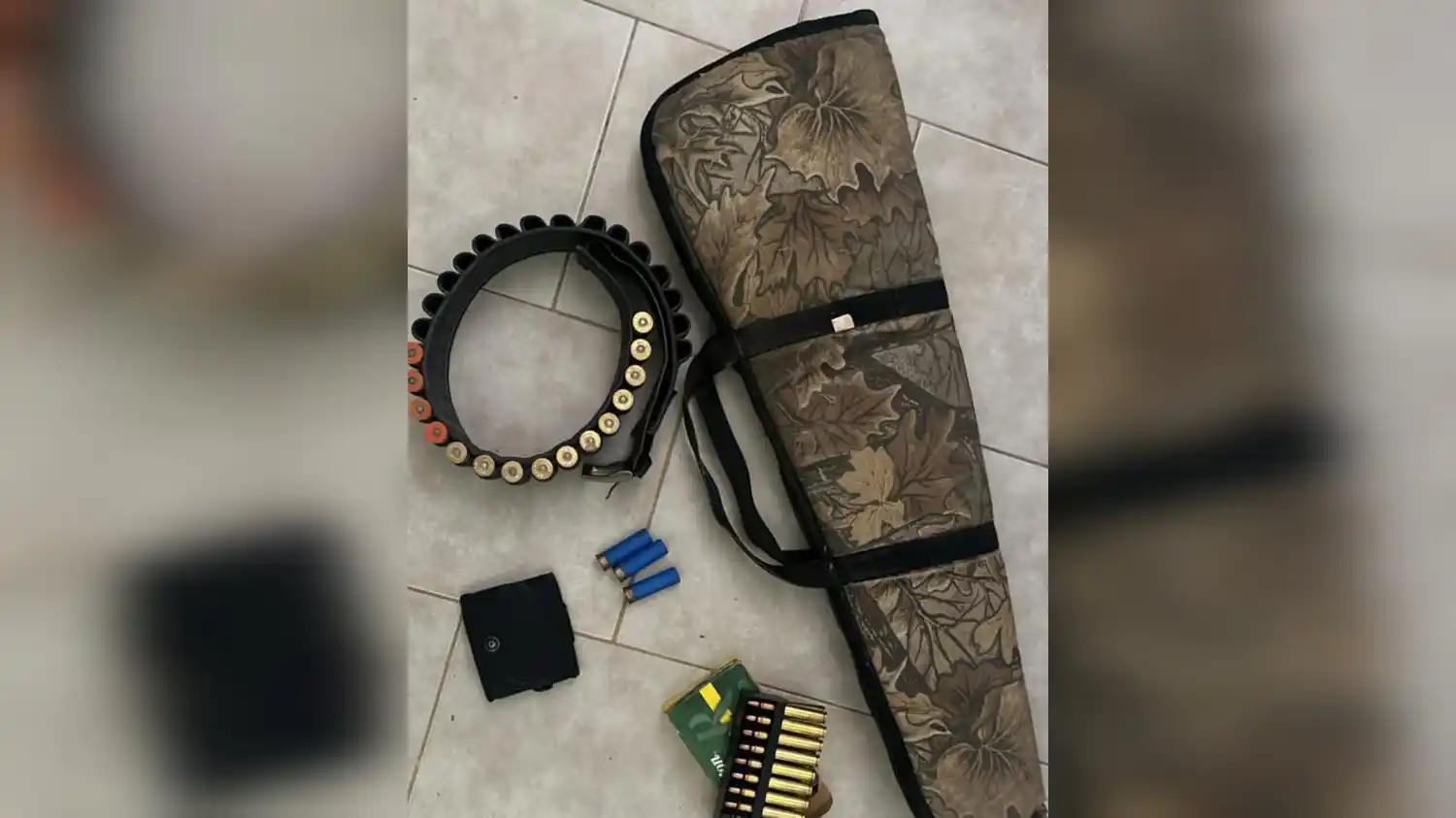 El material bélico secuestrado.