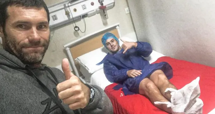 24 días antes, Martín Alsogaray sufrió apendicitis y llegará con lo justo