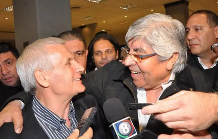 Moyano y Caló se mostraron juntos en Mar del Plata