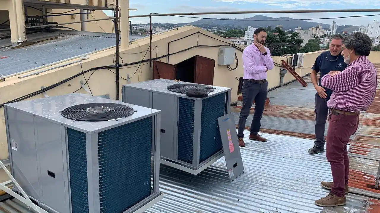 El miércoles se instalaron los equipos en el Hospital