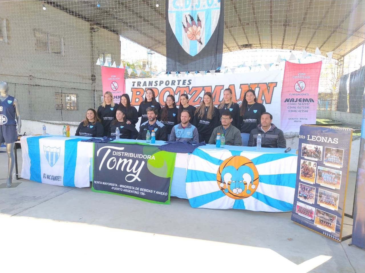 Juventud Unida presentó el equipo para la Liga Provincial de Básquet