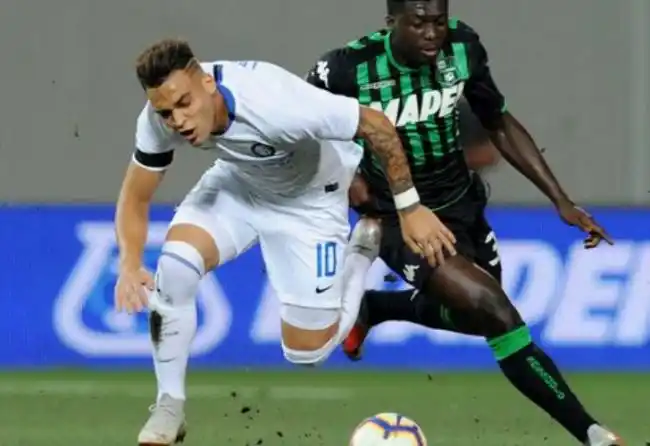 Flojo debut de Lautaro Martínez en la Serie A