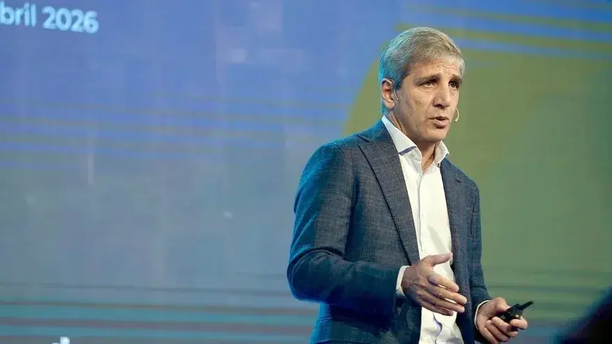 El ministro de Economía, Luis Caputo.