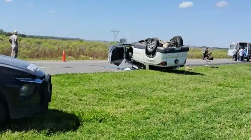 El siniestro tuvo lugar entre Oliveros y Maciel.