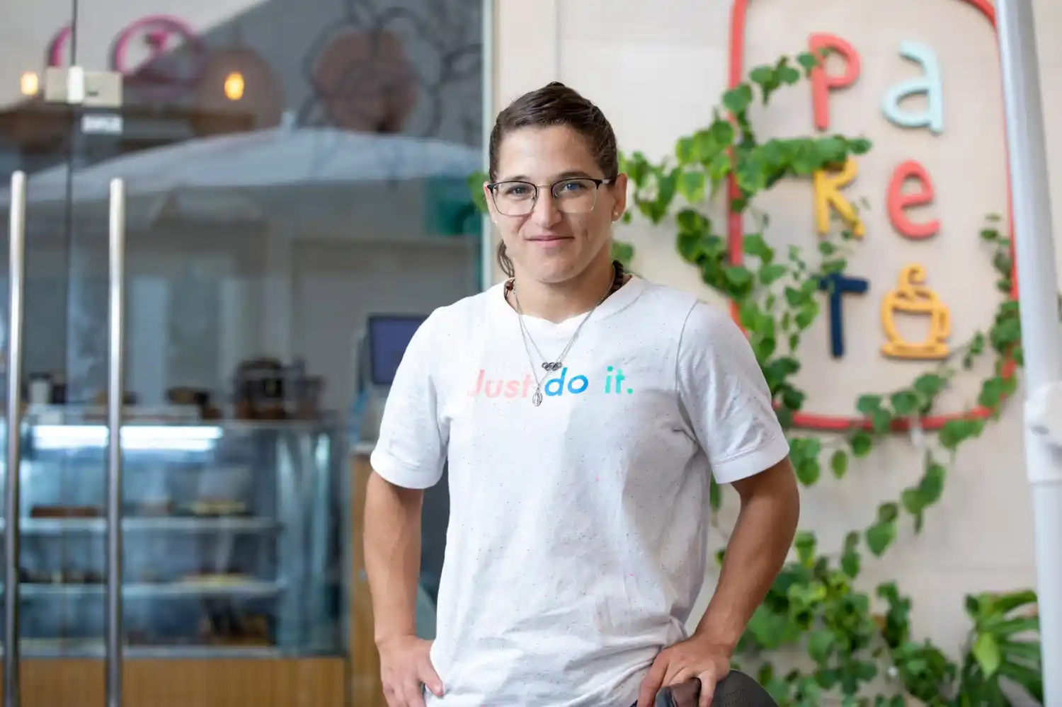 Pareto la primera mujer argentina en proclamarse campeona olímpica.