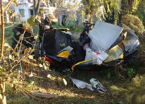 Video: Las primeras imágenes de la tragedia en la "Rotonda del Cristo" 