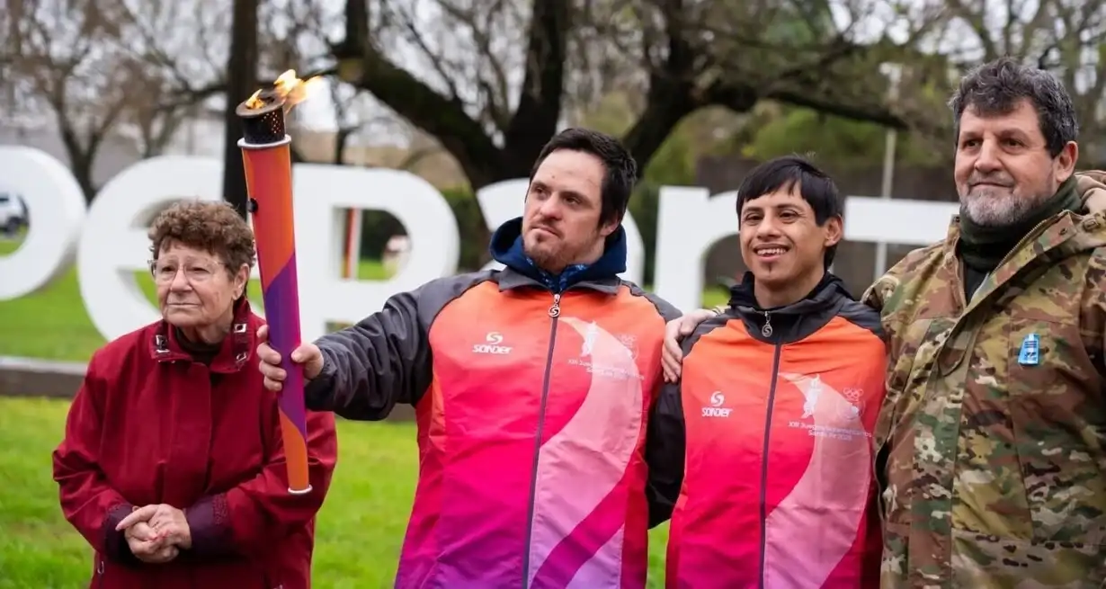 La Antorcha Suramericana continúa su paso por la provincia de Santa Fe.