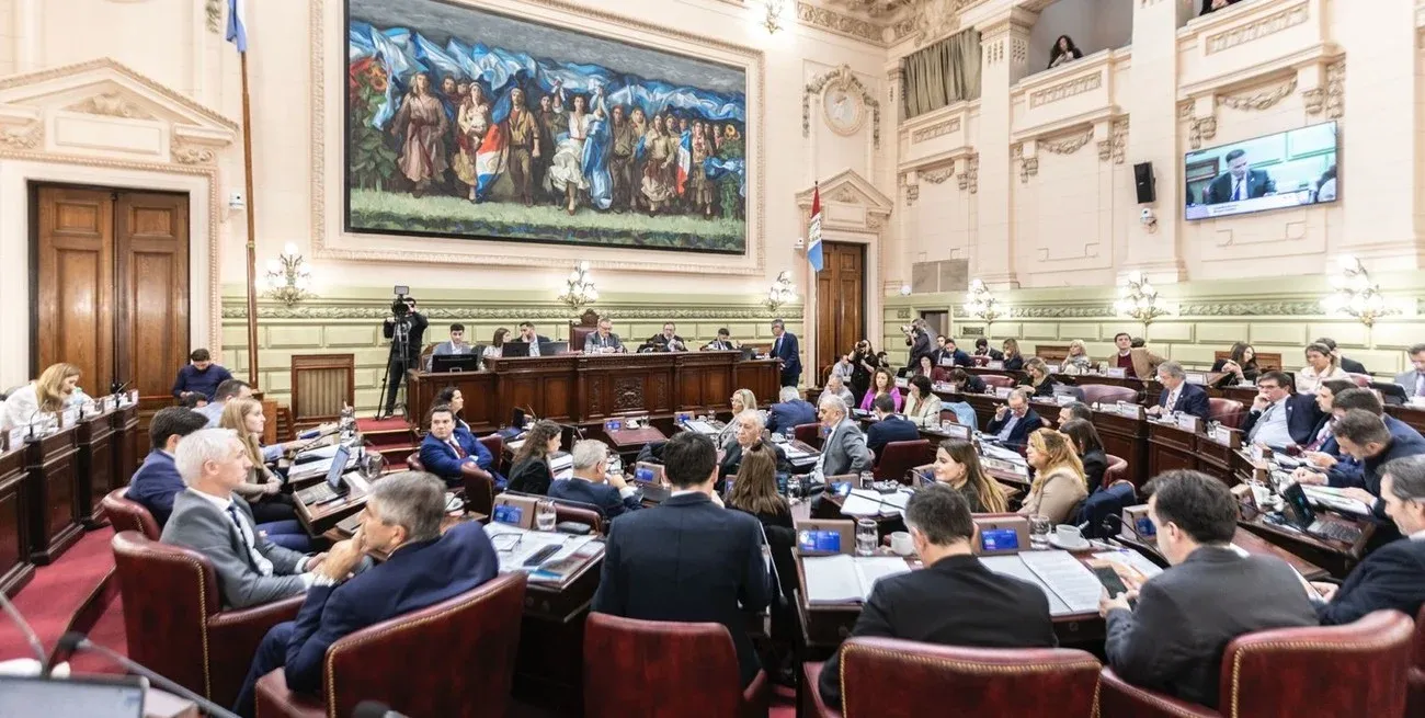 La votación de este jueves en la Convención Reformadora. Crédito: Gobierno de la provincia de Santa Fe